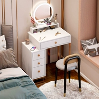 Bàn trang điểm phòng ngủ hiện đại đơn giản căn hộ nhỏ phòng ngủ chính 2021 Internet mới nổi tiếng tủ bảo quản tích hợp bàn trang điểm bàn tủ gương gắn tường tủ gương gắn tường