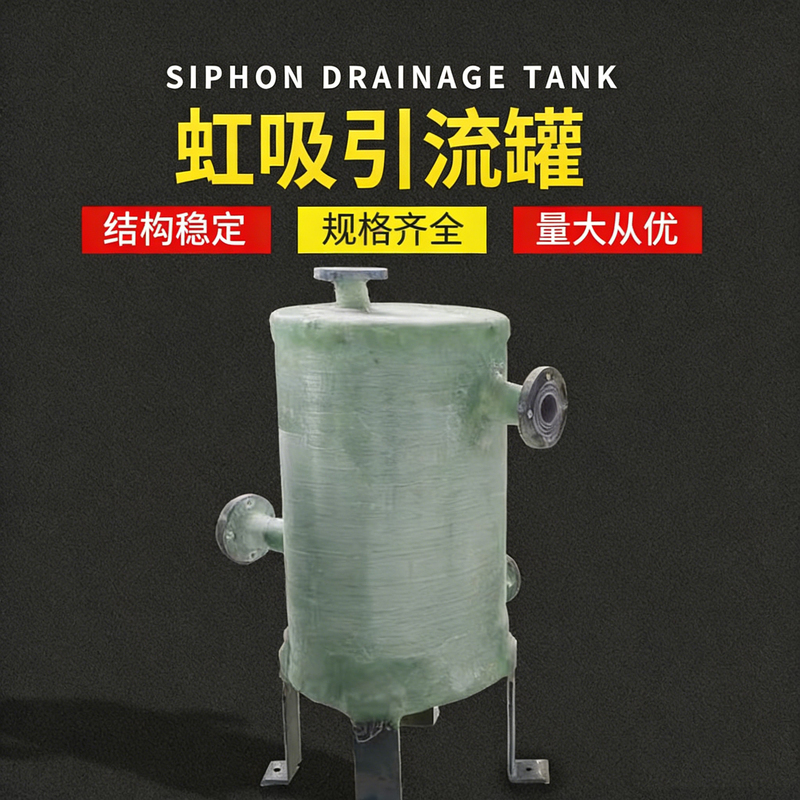 Fiberglass Siphon Bucket Vacuum Drainage Tank Negative Pressure Self-Attracting Water Storage Tank High Pressure Dosing Tank Chemical Drainage Tank Fiberglass Siphon Bucket Vacuum Drainage Tank Negative Pressure Self-Attracting Water Storage Tank High Pressure Dosing Tank Chemical Drainage Tank