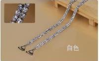 Dense Double White K2020 new pattern Super flash Metal Shoulder strap rhinestone Shoulder strap rhinestone Underwear Bra belt  invisible transparent Shoulder strap