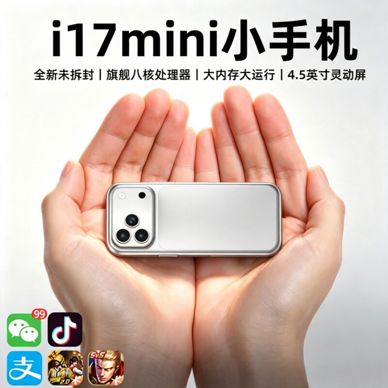 Huaqiangbei's New 17Mini Mini Smartphone, Smart Android Gaming Phone, Popular among Children, Kids, and Middle School Students, Backup Phone Huaqiangbei's New 17Mini Mini Smartphone, Smart Android Gaming Phone, Popular among Children, Kids, and Middle School Students, Backup Phone