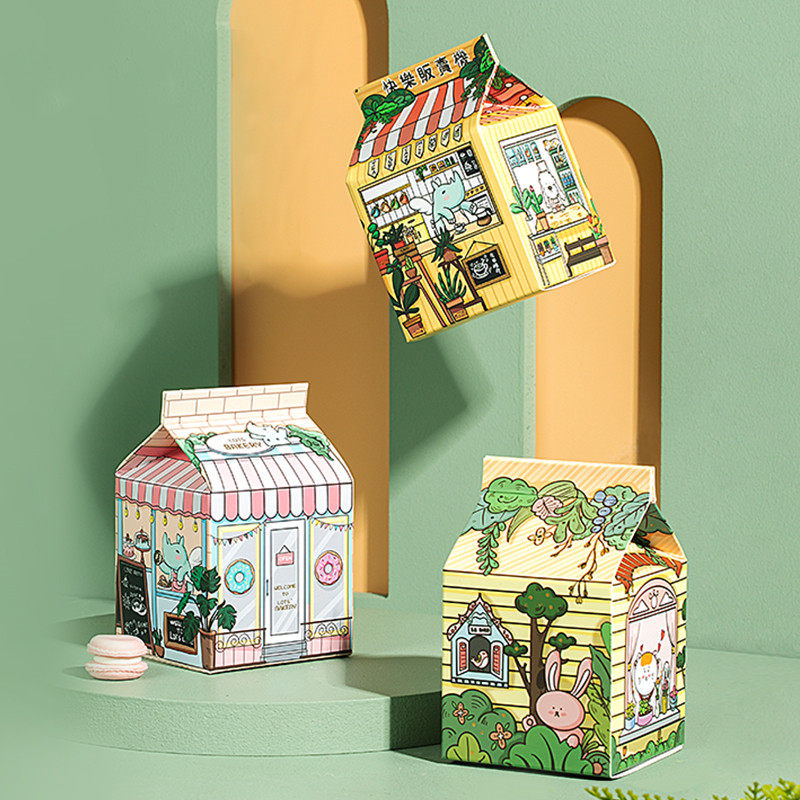 Original Illustrations Forest Music Box Octaonic Box Valentine's Day Birthday Present Girls Girlfriends Companion Gift-Taobao