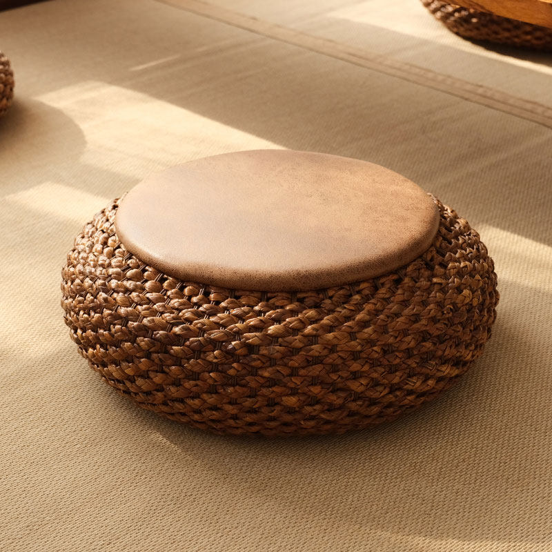 Japanese-style thickened tatami sitting pier living room balcony home futon ground cushion straw weaving home playing cushion tea ceremony