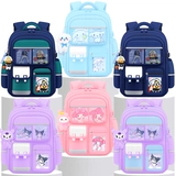 Школьная сумка для девочек начальной школы, большая вместимость, защита для позвоночника для девочек от трех до шести лет, новинка 2025 года, легкий вес для мальчиков первого класса