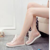 Womens shoe covers that dont get wet on rainy days summer mid-calf water shoes lightweight and fashionable 2021 fashionable and beautiful short rain boots new trend