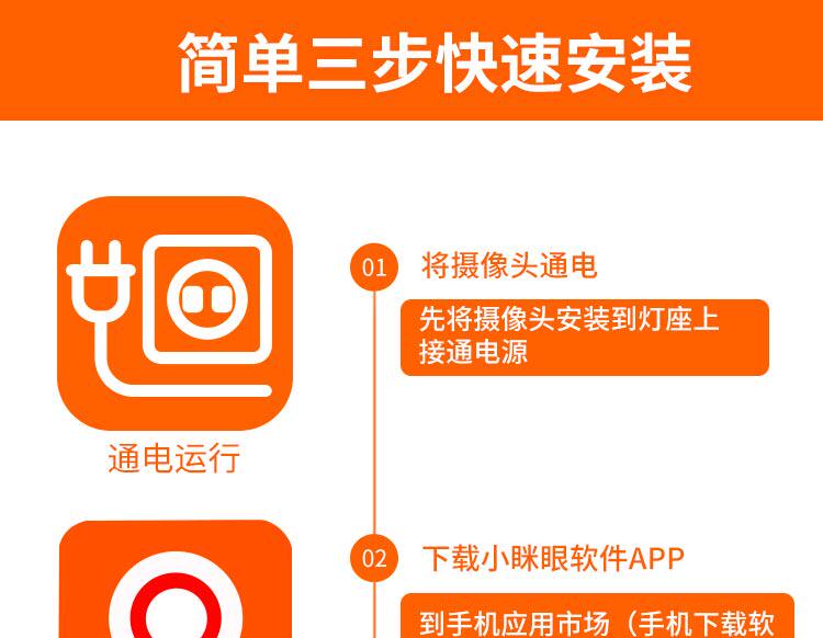 4g/5g摄像头 不用网络的远程监控摄影头无需wifi家用灯头式4g插卡黑科技摄像头