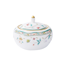 Noritake HANASARASA flower gauze bone china small sugar bowl milk cup Japanese afternoon tea tea set