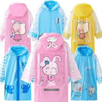 Child Raincoat Boy Big Boy Girl Nursery School Pupils With School Bags for school waterproof full-body rain cape suit