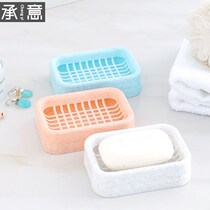 Flip Soap Box Creative Drain Free Punch With Cover Toilet Home Bathroom Soap Box Laundry Soap Rack Soap Rack