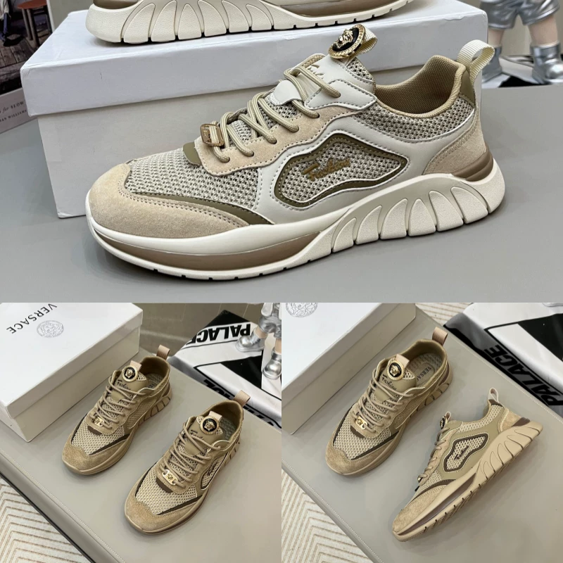 Покупка Versace Verser 23 новые сезонные повседневные туфли, нескользящая подошва, простые и комфортные
