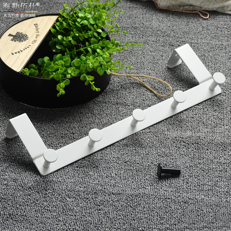 Post rear hook 5cm thick door hanging hanger free of punch door frame door hanging clothes door back style clothing cap unlimited door thickness