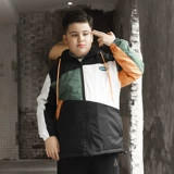 Демисезонный пуховик, толстовка с капюшоном для мальчиков, мужская осенняя куртка, детская одежда, подходит для подростков, оверсайз