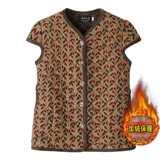 Удерживающий тепло жилет, куртка для матери, для среднего возраста, увеличенная толщина