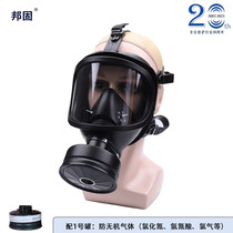 Banggu MF14 gas mask P-B-2 (No. 1 tank) self-priming filter full-face mask against inorganic gases etc.