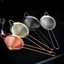 Bartending strainer bar small ice strainer bartender tools cocktail strainer stainless steel triangle drain mesh