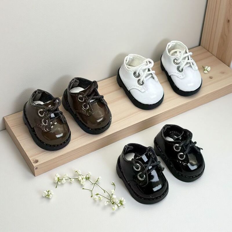 Zhou Keke Shoes 10cm Doll Shoes Cotton Doll 17cm La Bubu Doll Lace-Up Small Leather Shoes Can Stand Zhou Keke Shoes 10cm Doll Shoes Cotton Doll 17cm La Bubu Doll Lace-Up Small Leather Shoes Can Stand