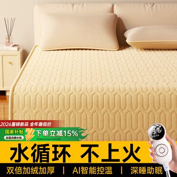 2025 New Model Water-Heated Electric Blanket for Single or Double Use, Home Use, Dual-Control Water Circulation Electric Mattress, Genuine Official Product official store