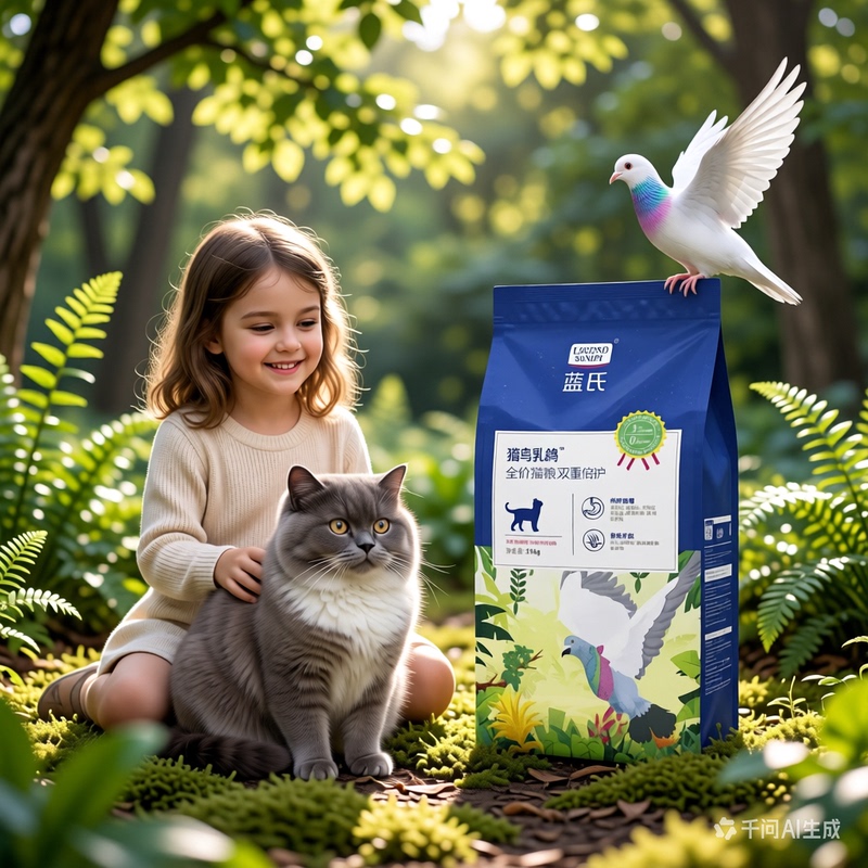 Lan's Milk Pigeon Hunting Bird Cat Food Freeze-Dried Raw Meat High-Protein Breeding Pack Universal 10kg Kitten and Adult Cat All-Stage Food