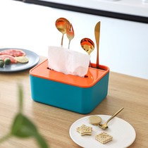 Living Room Bedroom Drawing Paper Box Net Red Fumbling Tissue Box Home Multifunction Containing Paper Crammy Subnet Red Shaking Sound