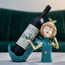 Nordic Creative Wine Cabinet Swing Piece Red Wine Rack Modern Light Lavish Living Room Restaurant Desktop Decorations Wedding Jo Relocation Gifts