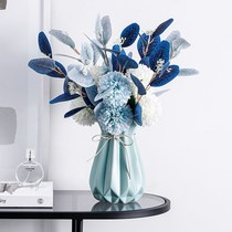 Nordic light and luxurious ceramic vase Living room TV cabinet Wine Cabinet Decorations Creative Fake Flowers Minimalist table Genguan furnishing
