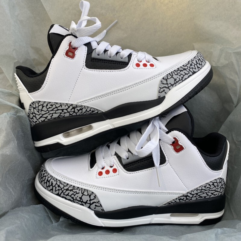 Sports Shoes for Spring and Autumn, Aj Men's Shoes, Retro Air-Cushion Basketball Shoes, Versatile Thick-Soled Black and White Panda Air Force Couple Shoes
