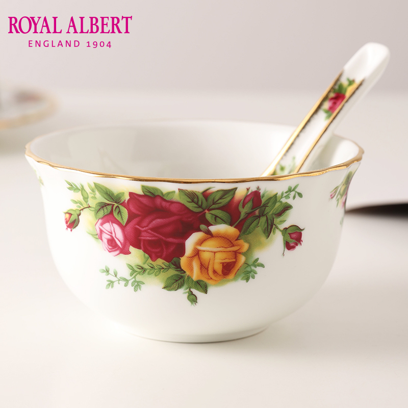 Royal Albert British Royal Albert Bone China Old Town Rose Dinnerware Plate Bowl