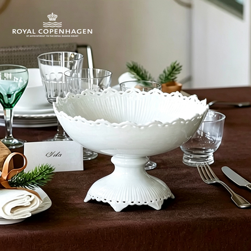 Royal Copenhagen Denmark Royal Copenhagen White Full Lace Tableware Dinner Plate Tea Coffee Cup and Saucer Royal Copenhagen Denmark Royal Copenhagen White Full Lace Tableware Dinner Plate Tea Coffee Cup and Saucer
