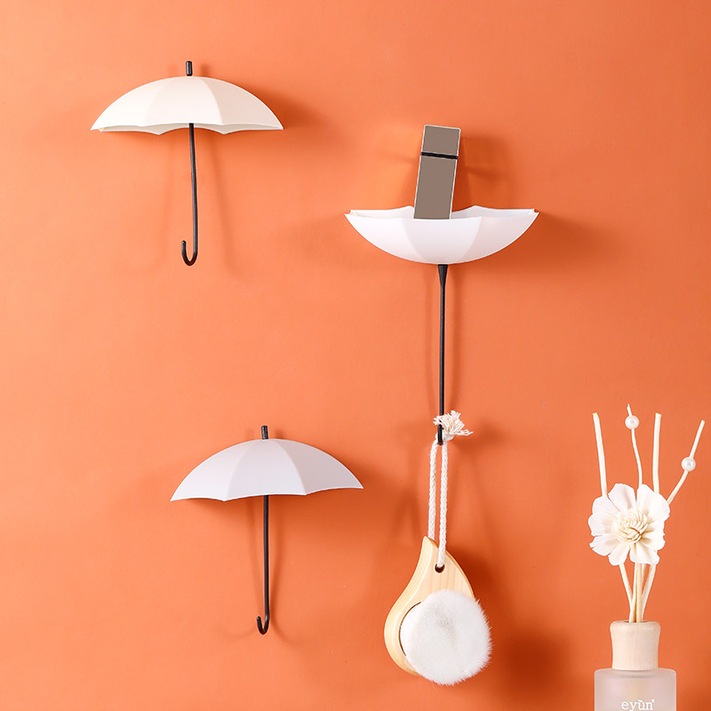 bc creative sticky hook free punch porch key hanger into the door ins wind rack cute hook wall mount