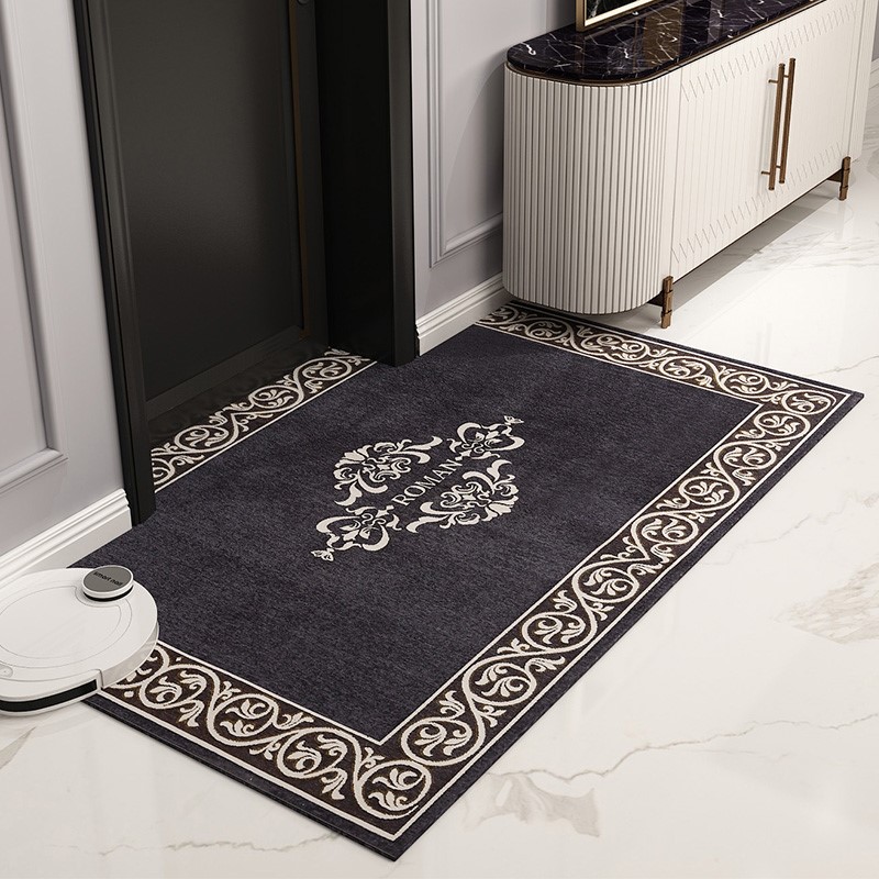 European-style floor mat door mat entry home living room non-slip rubbing soil entry door foot mat door bedroom carpet can be cut