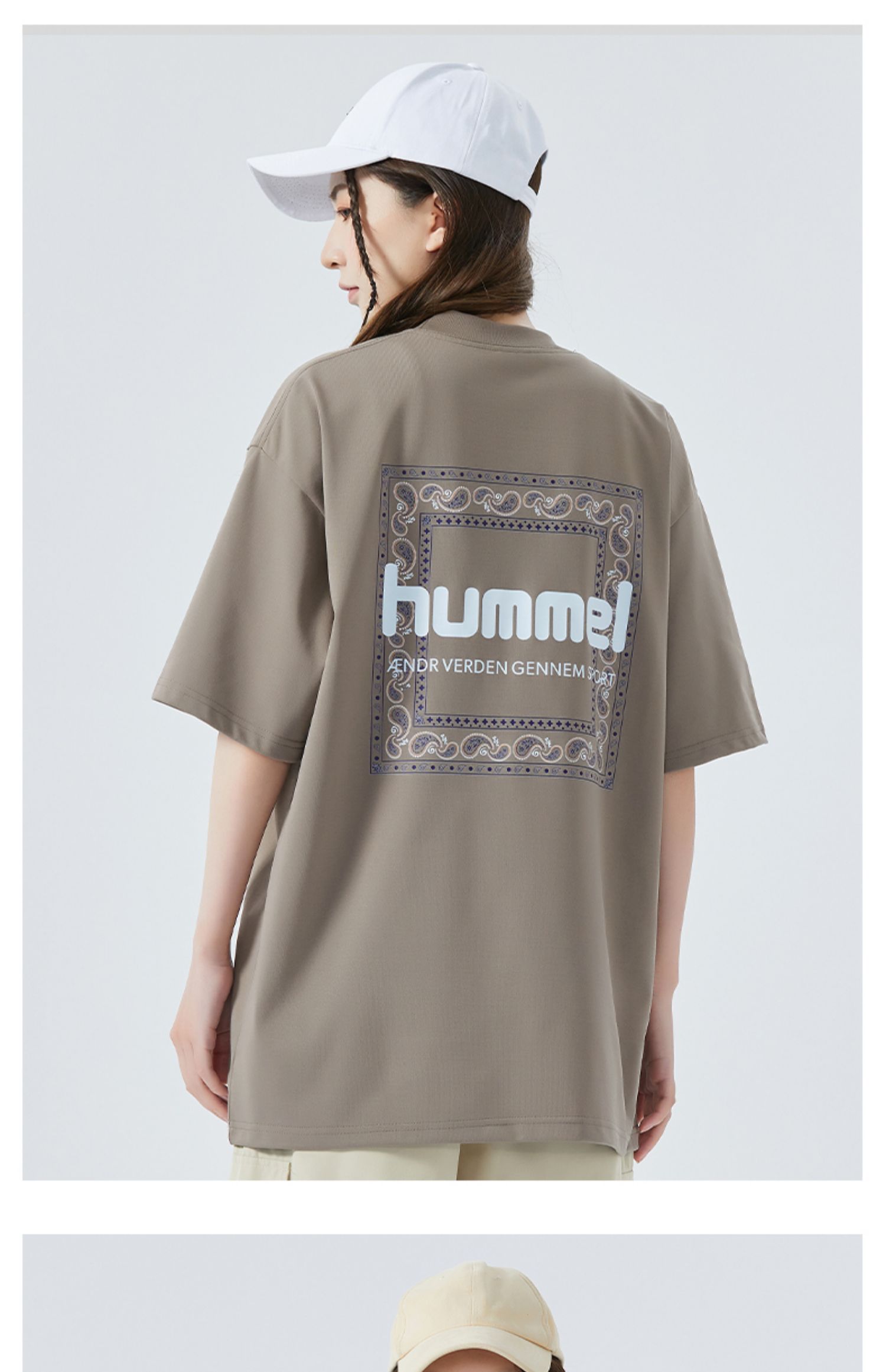Hummel 大黄蜂 情侣款 腰果花潮流复古重磅短袖T恤 天猫优惠券折后¥89包邮(¥169-80)80~200斤5色可选