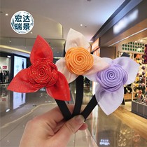 Colour Clouds Moon Season Hair Hoop Girl Hair Hoop Child Not Hurt Hair Anti-Slip Cute Little Girl Hairpin Haircut Hair Accessories Headwear