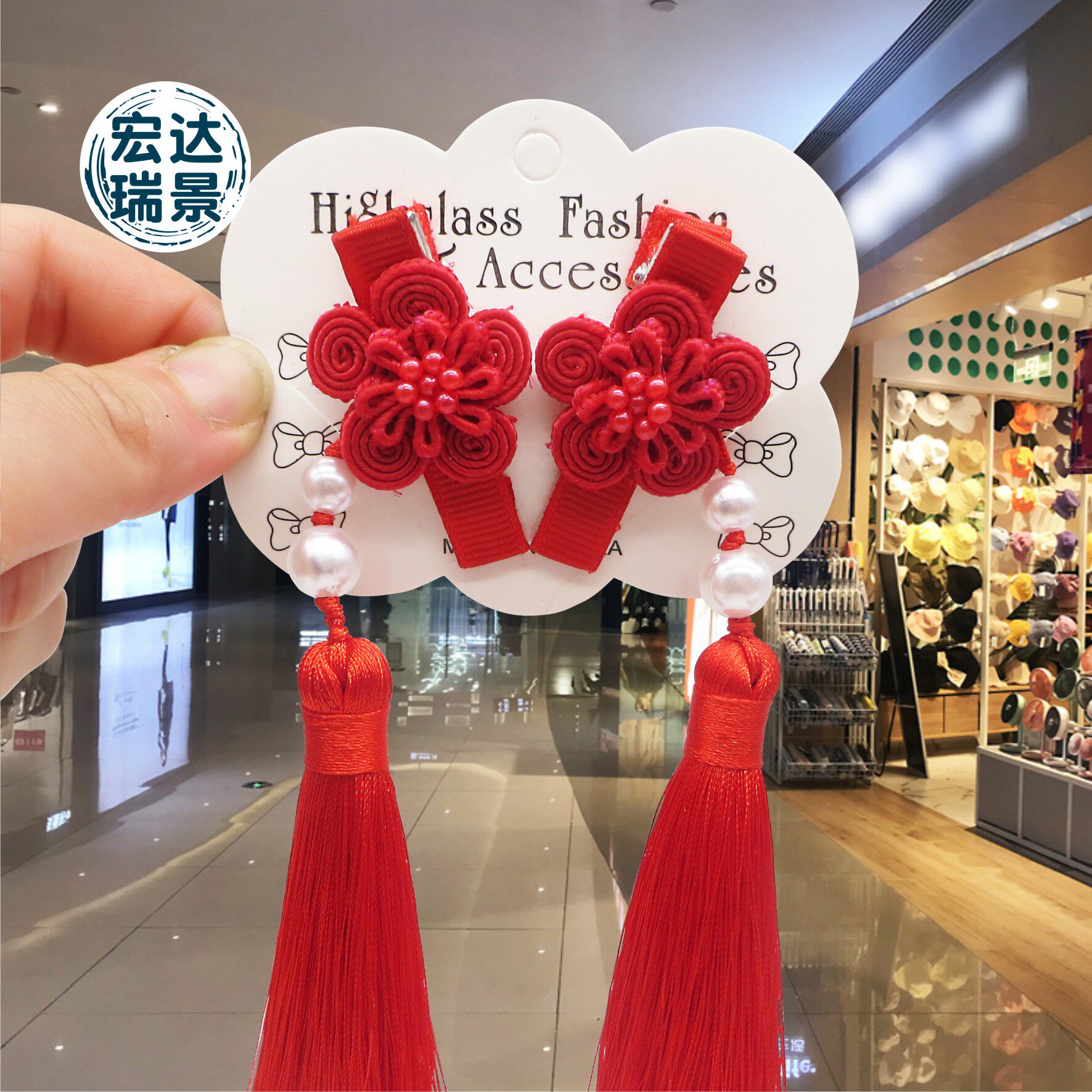 Hanfu Headwear Child Hanfu Gufeng Card Girl Walking Show Hair Accessories Flowers Princess China Wind Clip