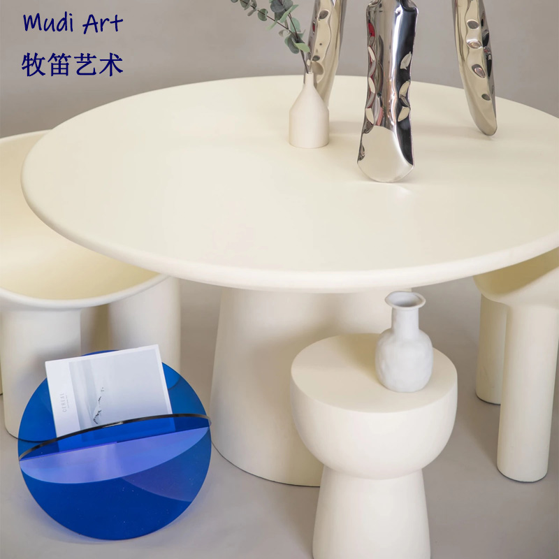 roly poly table fiberglass dining table beige soap coffee table wabi sabi wind side few sales office furniture