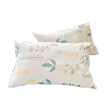 MUJI pure cotton pillowcases a pair of 48x74cm household cotton pillowcases single pillowcases inner sleeves
