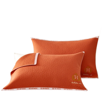 No print good 2023 new embroidered pure cotton pillow towel pair with eight layers of gauze pillowcase towel child pillow cushion