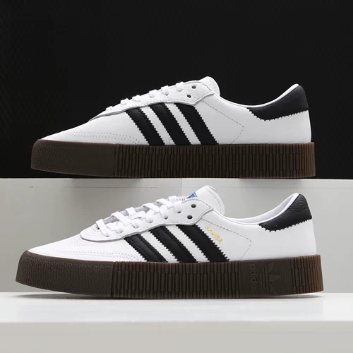 Adidas/adidas подлинный сэндвич Sambarose w Женская классическая туфли с толстыми подошвами AQ1134