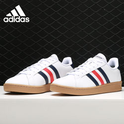 Adidas/Adidas ຂອງແທ້ປີ 2020 ໃນລະດູໃບໄມ້ປົ່ງແລະດູໃບໄມ້ລົ່ນ GRANDCOURT ເກີບເທນນິດກິລາຜູ້ຊາຍແລະຜູ້ຍິງ EE7888