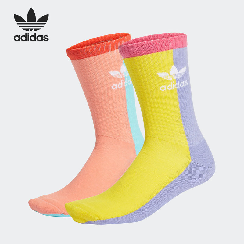 Adidas/Adidas Trefoil Men's and Women's Casual Sports Mid-Calf Socks Hb6613