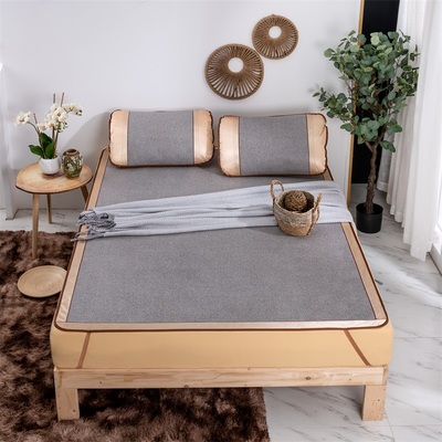 慕言缇新款古韵藤凉席夏天床上三件套透气可折叠