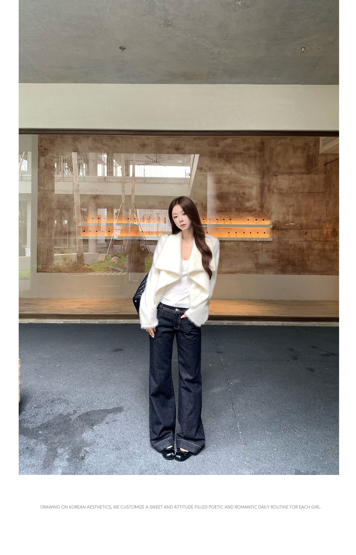 Wildberry Cropped Fleece Big Lapel Jacket