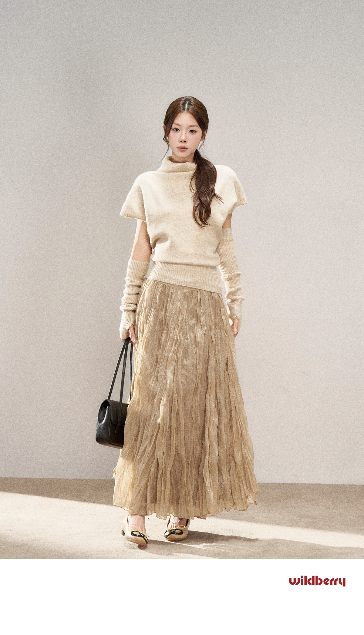 Wildberry Half-Neck Knit Sweater