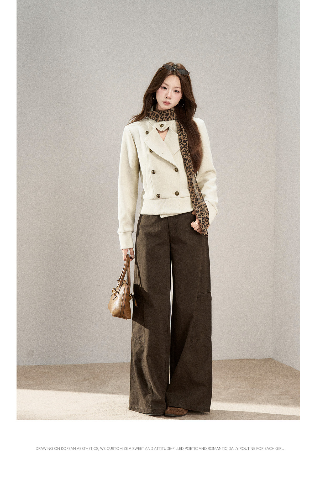 Wildberry Double-Breasted Cropped Jacket