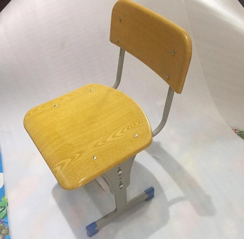 Sub-Bacon Trainee Single Class Chair Chair Factory Small Square Bench Table And Chairs Children's Home Straight Elementary School Stool Double Pin Chair Column Training