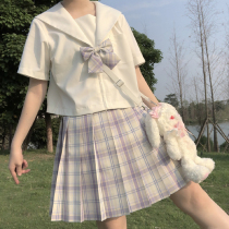 jk uniform skirt genuine summer set of Kanto Kanto Kansai primary and secondary school students college style skirt girl suit full set