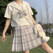 JK Uniforms Suit Summer Style Original Genuine dress plexiger dress Peppleskirt Childrens Girls Primary School Wind skirts full set