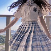 JK Uniforms Suit Summer Style Original Genuine dress plexiger dress Peppleskirt Childrens Girls Primary School Wind skirts full set