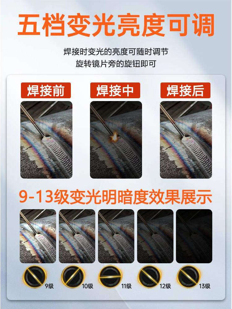 German High-Grade Welding Mask, Special Automatic Dimming Protective Shield for Welders, Welding Helmet, Eye Protection Device