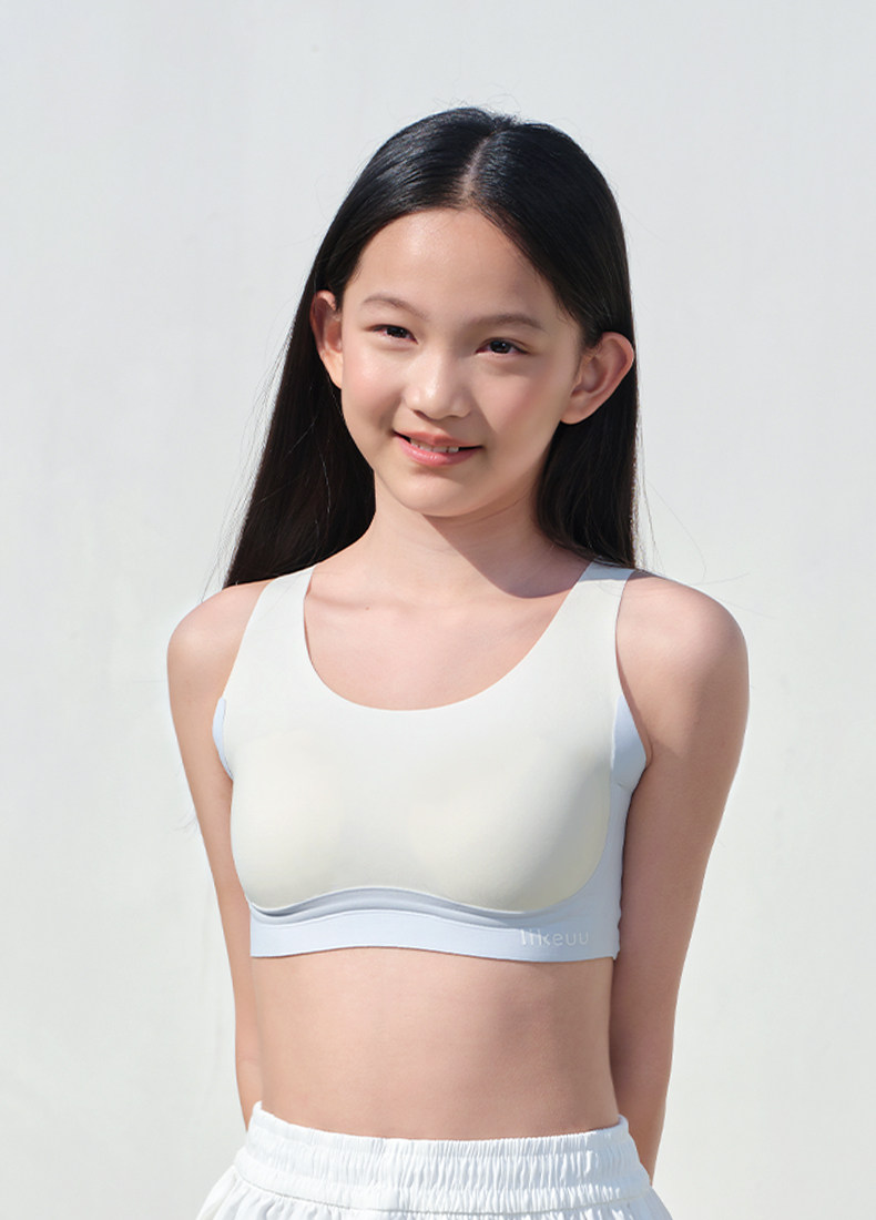 Likeuu Girls' Underwear, Puberty Vest, Student Girl Bra, Youth Hunchback Correction Device — 33