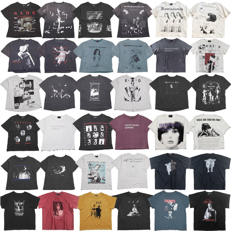 New Style Melancholic Rich Second-Generation European and American Niche Design Trendy Brand Short-Sleeve T-Shirt 2025 New Summer Versatile New Style Melancholic Rich Second-Generation European and American Niche Design Trendy Brand Short-Sleeve T-Shirt 2025 New Summer Versatile