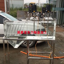 Organic glass coagulation and sedimentation experimental device Urban sewage acrylic experimental device three-stage coagulation customized